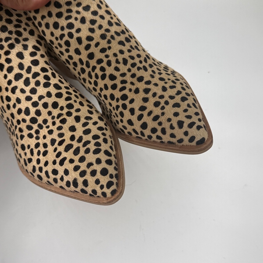 Dolce Vita Santo II Animal Print Heel Booties Boots S-462 Sz 8 - Picture 8 of 11